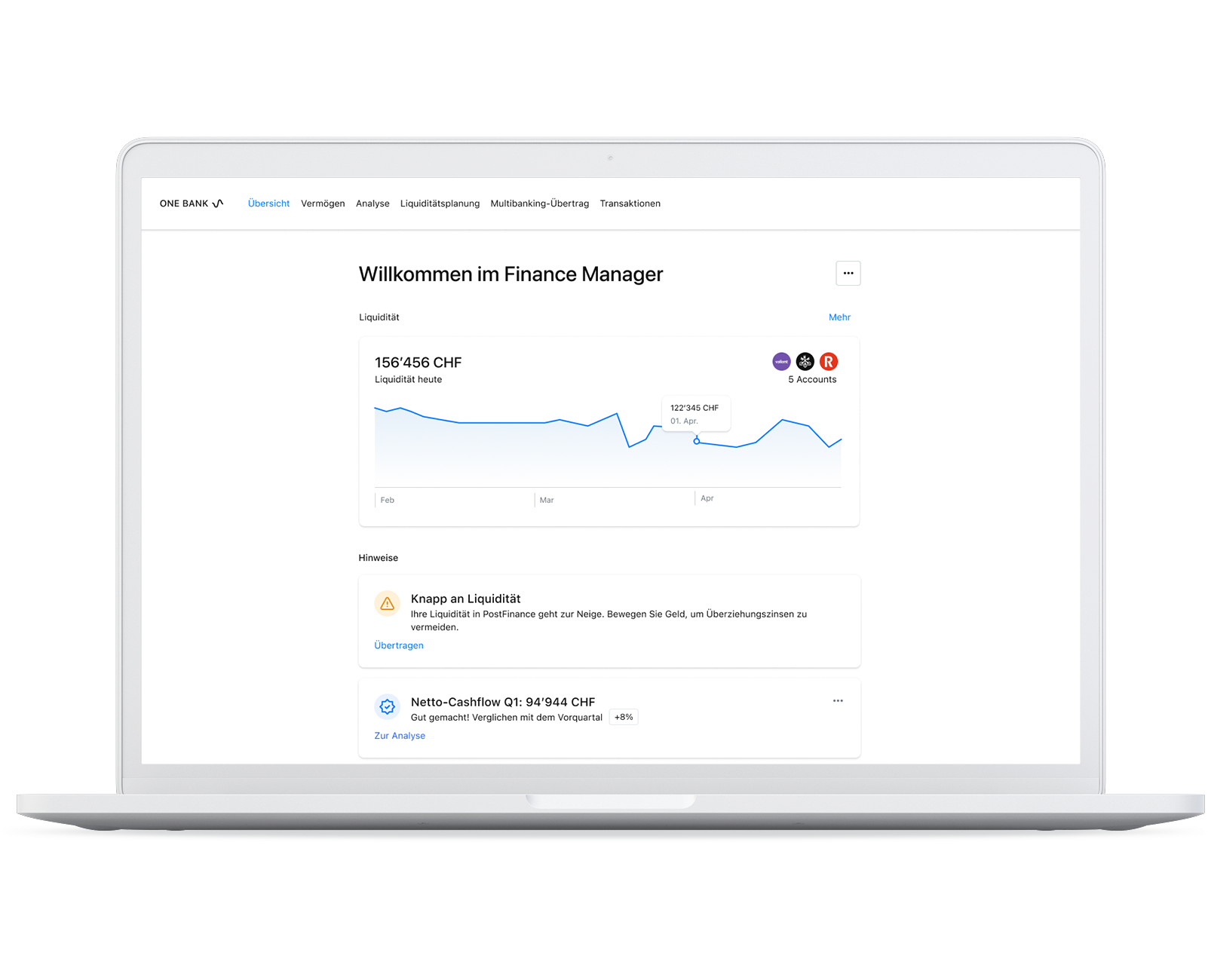 Business Finance Manager Desktop Dashboard